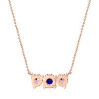 Three-stone Classic Necklace