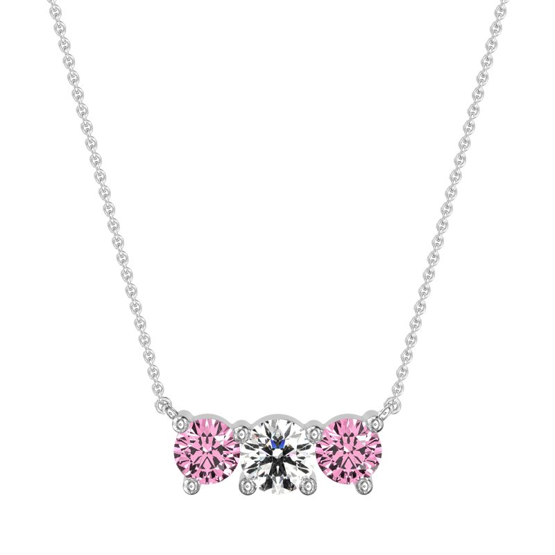 Three-stone Classic Necklace