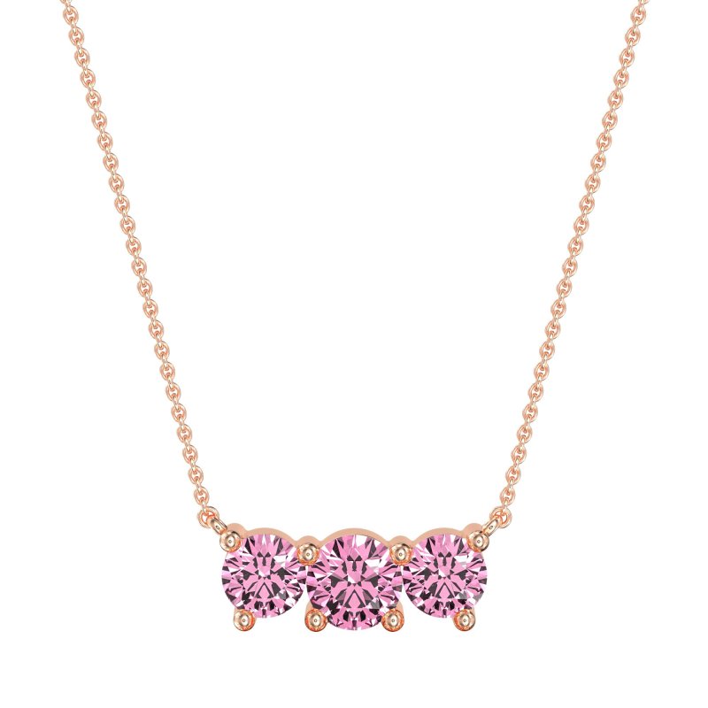 Three-stone Classic Necklace