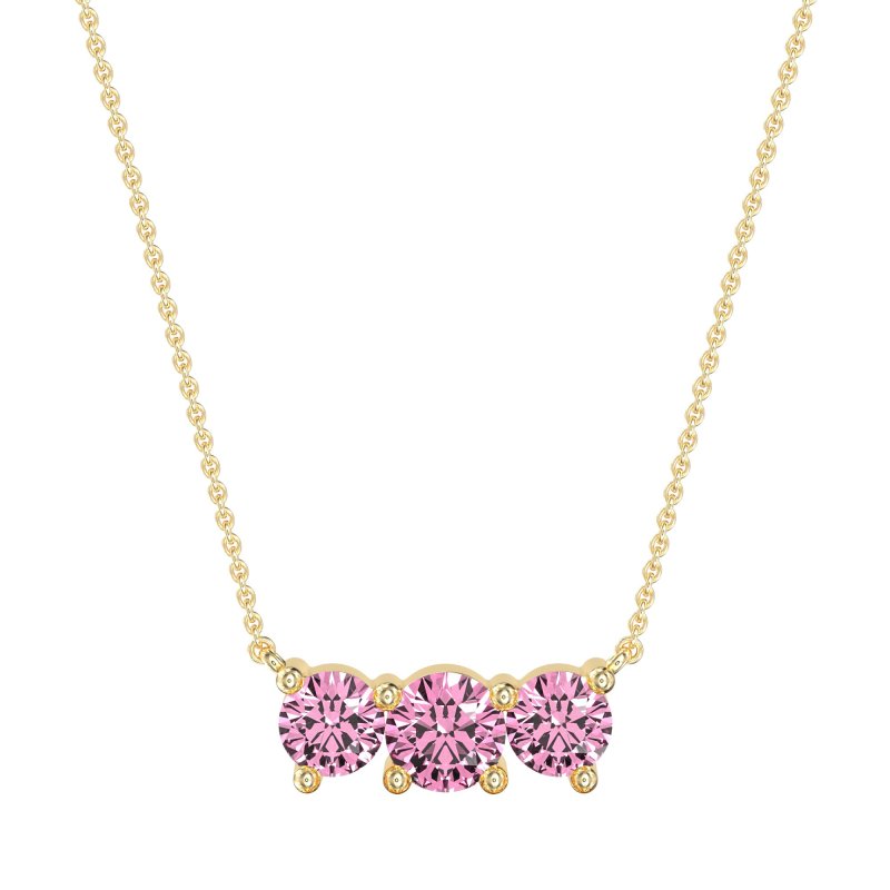 Three-stone Classic Necklace