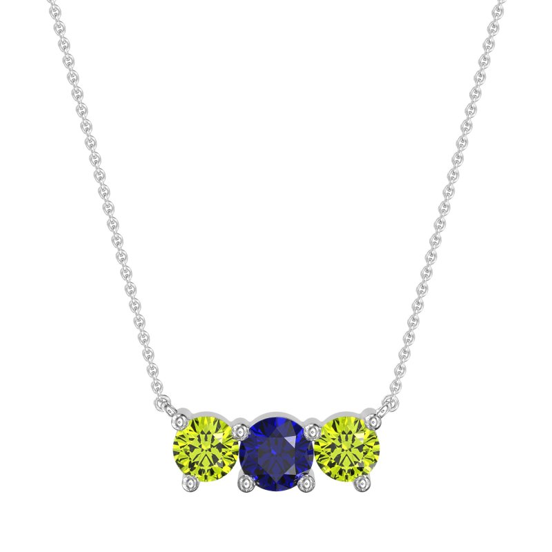 Three-stone Classic Necklace