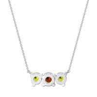 Three-stone Classic Necklace
