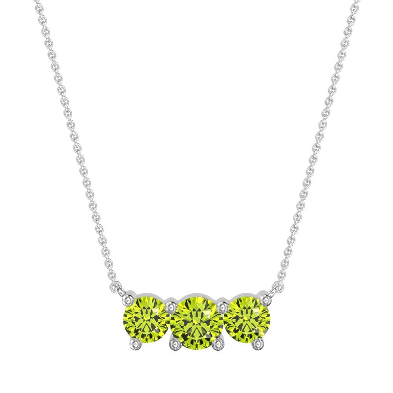 Three-stone Classic Necklace