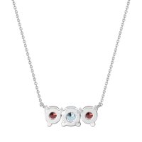 Three-stone Classic Necklace