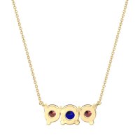Three-stone Classic Necklace