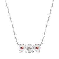 Three-stone Classic Necklace