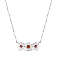 Three-stone Classic Necklace