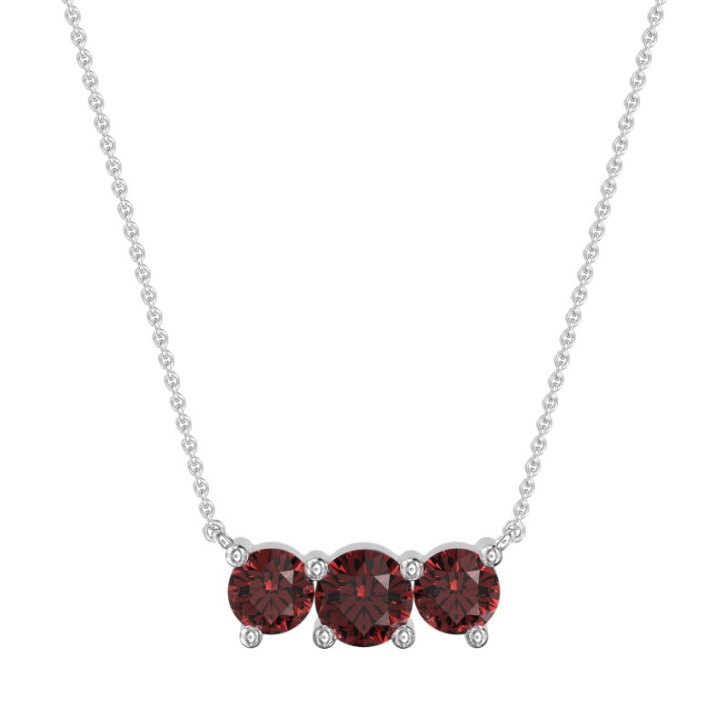 Three-stone Classic Necklace