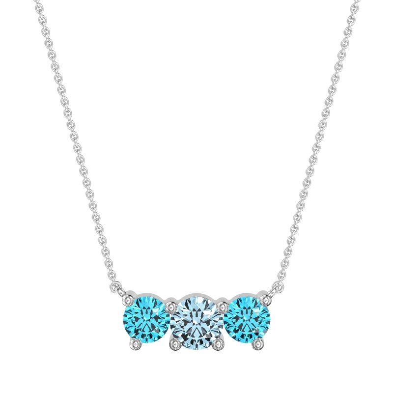 Three-stone Classic Necklace