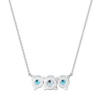 Three-stone Classic Necklace