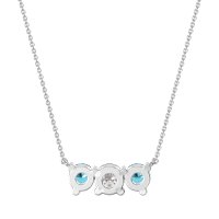 Three-stone Classic Necklace