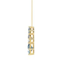 Graduated Square Necklace