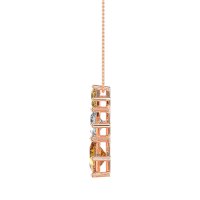 Graduated Square Necklace