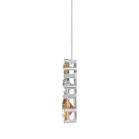 Graduated Square Necklace
