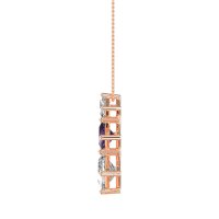 Graduated Square Necklace
