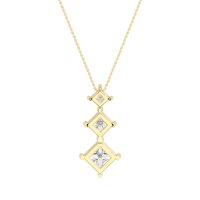 Graduated Square Necklace