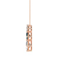 Graduated Square Necklace