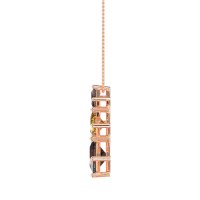 Graduated Square Necklace