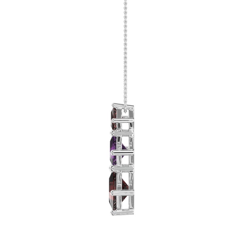 Graduated Square Necklace