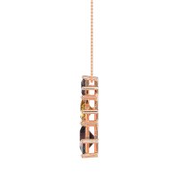 Graduated Square Necklace