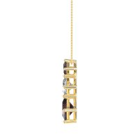 Graduated Square Necklace