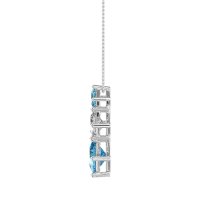 Graduated Square Necklace