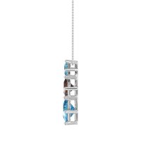 Graduated Square Necklace