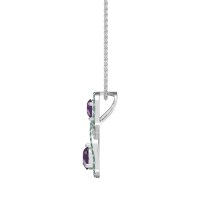 Infinity Two Stone Necklace