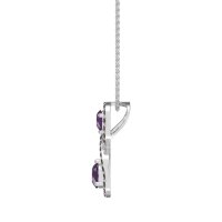 Infinity Two Stone Necklace