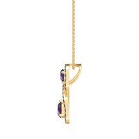 Infinity Two Stone Necklace