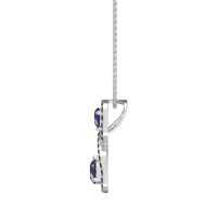 Infinity Two Stone Necklace
