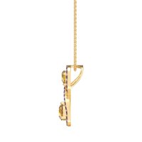 Infinity Two Stone Necklace