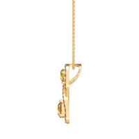 Infinity Two Stone Necklace