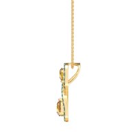 Infinity Two Stone Necklace