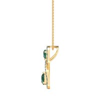 Infinity Two Stone Necklace