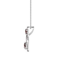 Infinity Two Stone Necklace