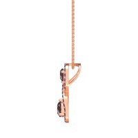 Infinity Two Stone Necklace