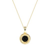 Round Halo Necklace