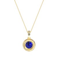 Round Halo Necklace