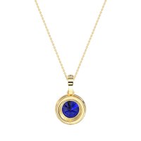 Round Halo Necklace