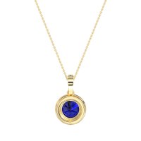 Round Halo Necklace