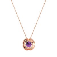 Antique Flower Halo Necklace