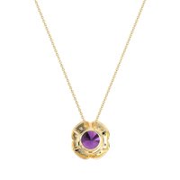 Antique Flower Halo Necklace