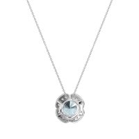Antique Flower Halo Necklace