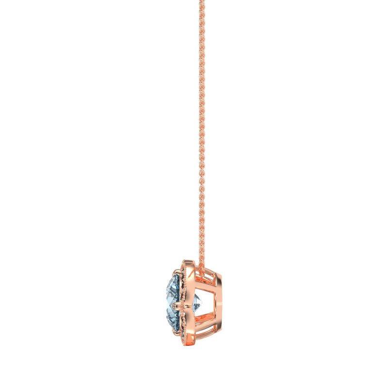 Antique Flower Halo Necklace