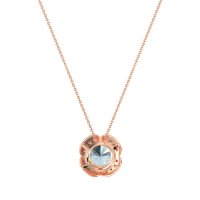 Antique Flower Halo Necklace