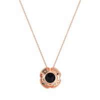 Antique Flower Halo Necklace
