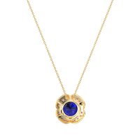 Antique Flower Halo Necklace