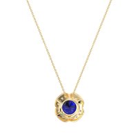 Antique Flower Halo Necklace