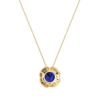 Antique Flower Halo Necklace